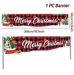 Merry Christmas Outdoor Banners, 44 Designs
