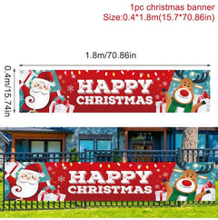 Merry Christmas Outdoor Banners, 44 Designs