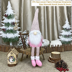 Santa Claus Doll Chirstmas Decorations Home 2025 Decor Table Elk Doll Christmas Ornaments Xmas Navidad Gifts Happy New Year 2026