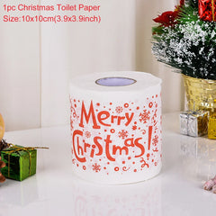 Christmas Santa Claus Bath Toilet Roll Paper Merry Christmas Decoration for Home 2025 Xmas Decor Navidad Natal New Year Gift