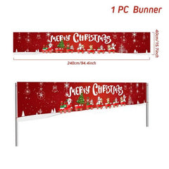 Merry Christmas Outdoor Banners, 44 Designs