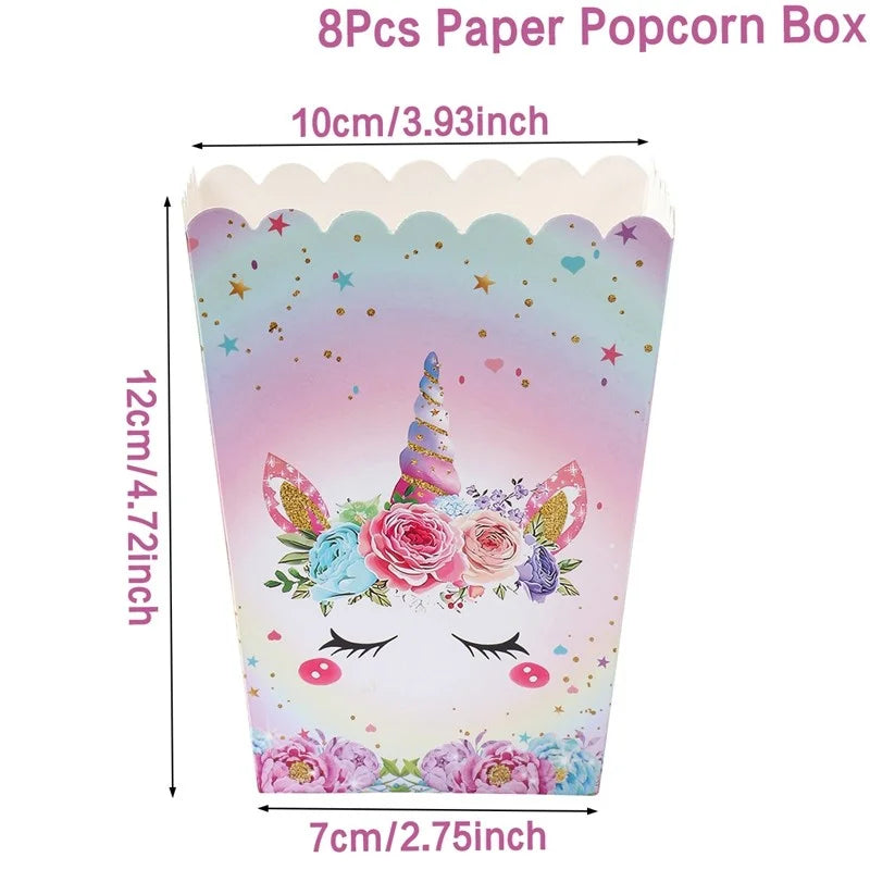 Unicorn Party Disposable Tablecloth Unicorn Birthday Party Decoration Girl Disposable Tableware Tablecloth Girls Baby Shower