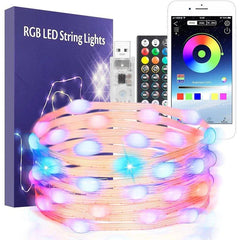 USB Bluetooth LED Christmas String Lights