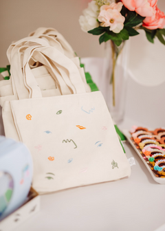 Mini Tote Bag (Art Party Theme)