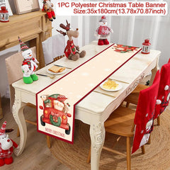 Christmas Decorative Table Runners, 12 Designs