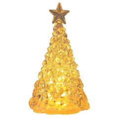 4.1 in LED Crystal Christmas Tree Night Light