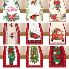 Christmas Decorative Table Runners, 12 Designs