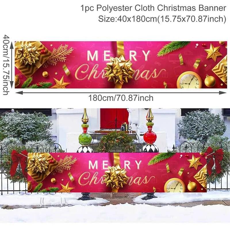 Merry Christmas Outdoor Banners, 44 Designs