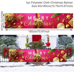 Merry Christmas Outdoor Banners, 44 Designs