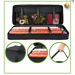 Christmas Wrapping Paper Storage Bag