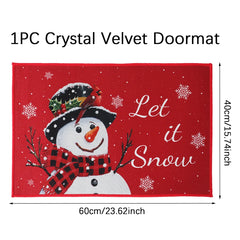 Christmas Door Mat Santa Claus Outdoor Carpet Merry Christmas Decorations For Home 2025 Navidad Xmas Ornament New Year 2026