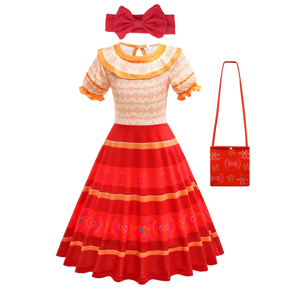 Girls' Dolores from Encanto Costume Dress