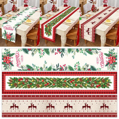 Christmas Decorative Table Runners, 12 Designs