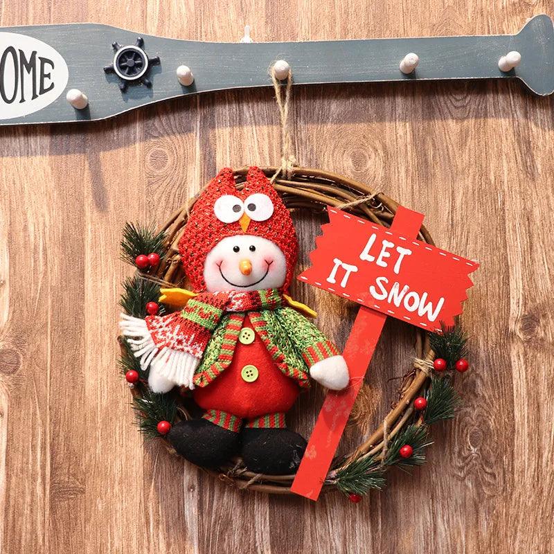 Christmas Character Wreath Decoration, Small to Large