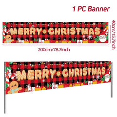 Merry Christmas Outdoor Banners, 44 Designs