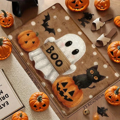 VIKAMA Halloween Pumpkin Ghost Carpet Kitchen Rug Bathroom Carpet For Live Room Sofa Carpet Doormat rmat Bedside Rugs Home Decor
