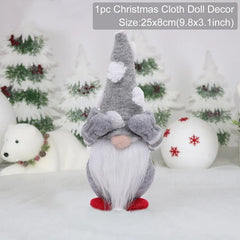 Santa Claus Doll Chirstmas Decorations Home 2025 Decor Table Elk Doll Christmas Ornaments Xmas Navidad Gifts Happy New Year 2026