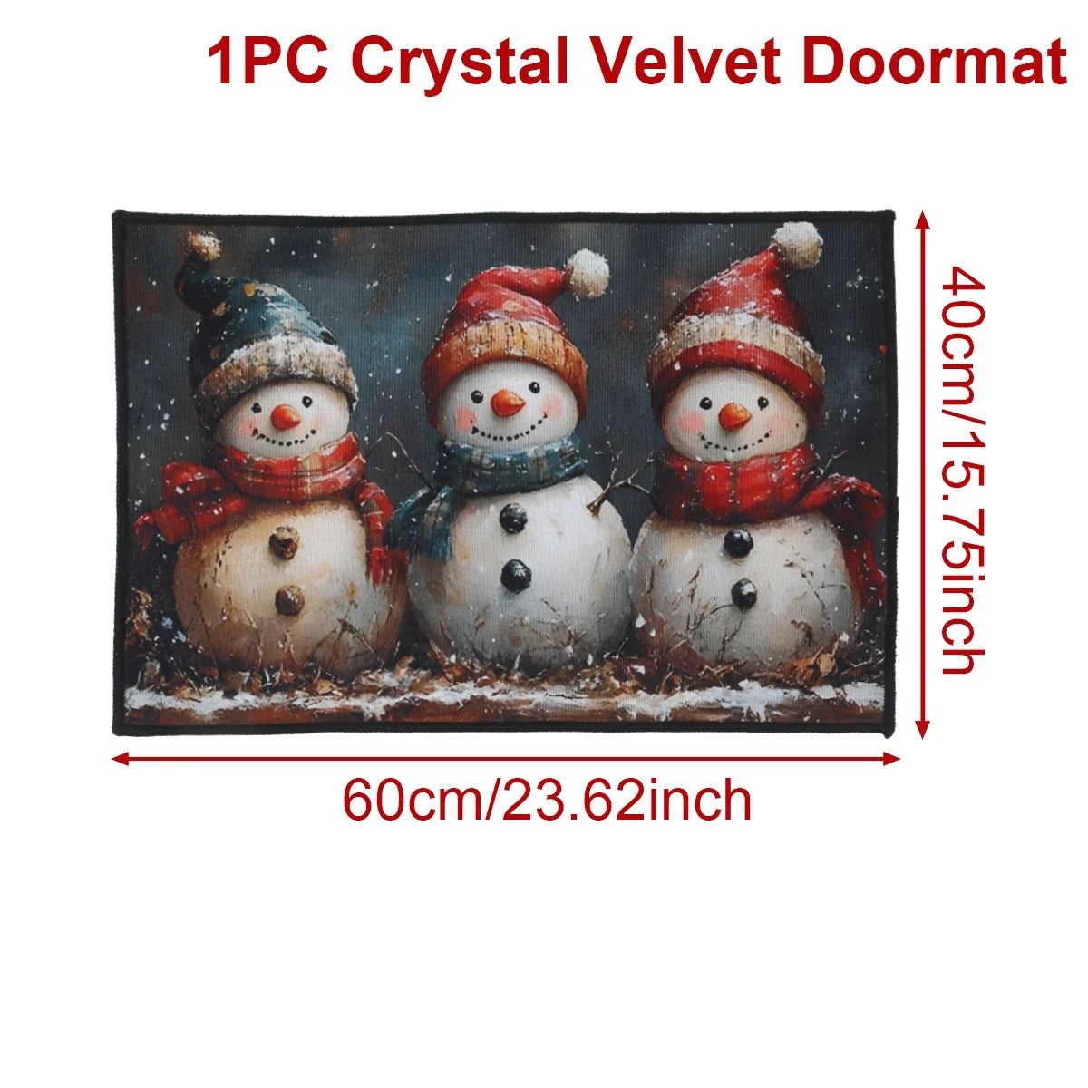 Christmas Floor Mat Outdoor Carpet Christmas Decor for Home 2025 Navidad Natal Santa Claus Door Mat Xmas Ornament New Year 2026