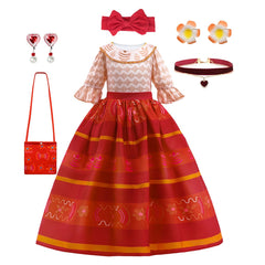 Girls' Dolores from Encanto Costume Dress