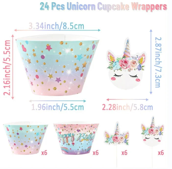 Rainbow Unicorn PE Tablecloth Happy Unicorn Theme Birthday Party Decorations Kids Favors Table Cover Girls Baby Shower Supplies