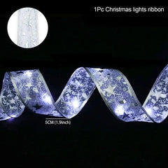 Christmas Ribbon Fairy Light String
