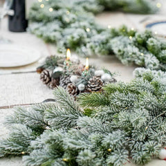 Christmas Pine Vine Garland with LED Decor