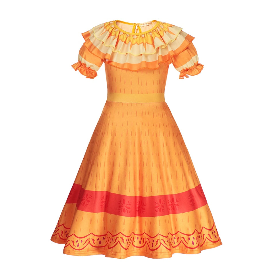 Girls' Dolores from Encanto Costume Dress