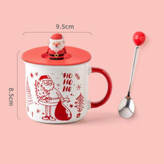 350 ml Christmas Ceramic Mug, Single or 3-Piece Set
