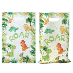 10/25/50pcs Cartoon Dinosaur Handbag Gift Candy Packing Bag Jungle Dinosaur Birthday Party Decor Kids Baby Shower Party Supplies