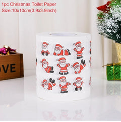 Christmas Santa Claus Bath Toilet Roll Paper Merry Christmas Decoration for Home 2025 Xmas Decor Navidad Natal New Year Gift