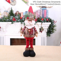 Santa Claus Doll Chirstmas Decorations Home 2025 Decor Table Elk Doll Christmas Ornaments Xmas Navidad Gifts Happy New Year 2026