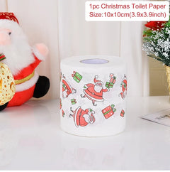 Christmas Santa Claus Bath Toilet Roll Paper Merry Christmas Decoration for Home 2025 Xmas Decor Navidad Natal New Year Gift