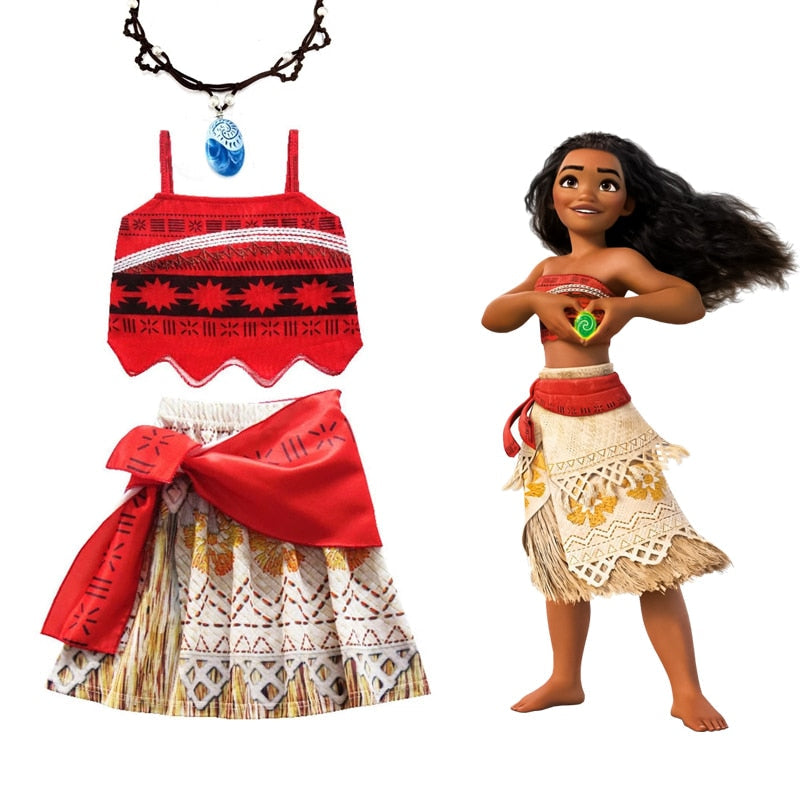 Moana Princess Dress for Girls