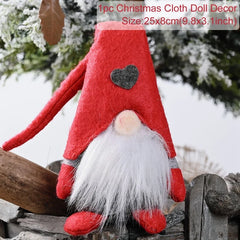 Santa Claus Doll Chirstmas Decorations Home 2025 Decor Table Elk Doll Christmas Ornaments Xmas Navidad Gifts Happy New Year 2026