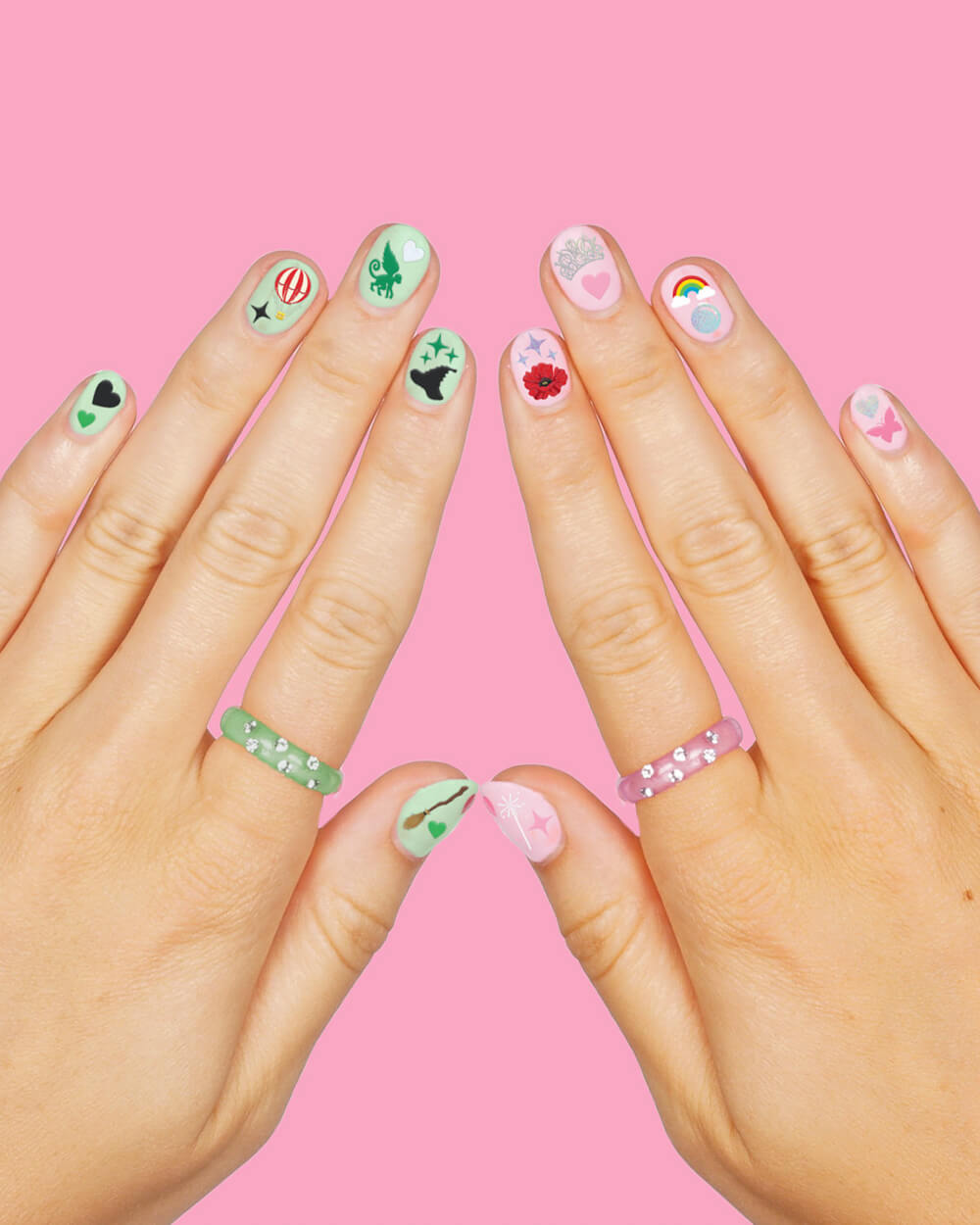 Emerald City Nail Stickers - 604 adhesive nail stickers