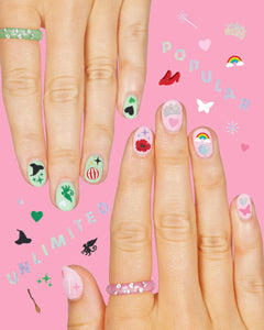 Emerald City Nail Stickers - 604 adhesive nail stickers