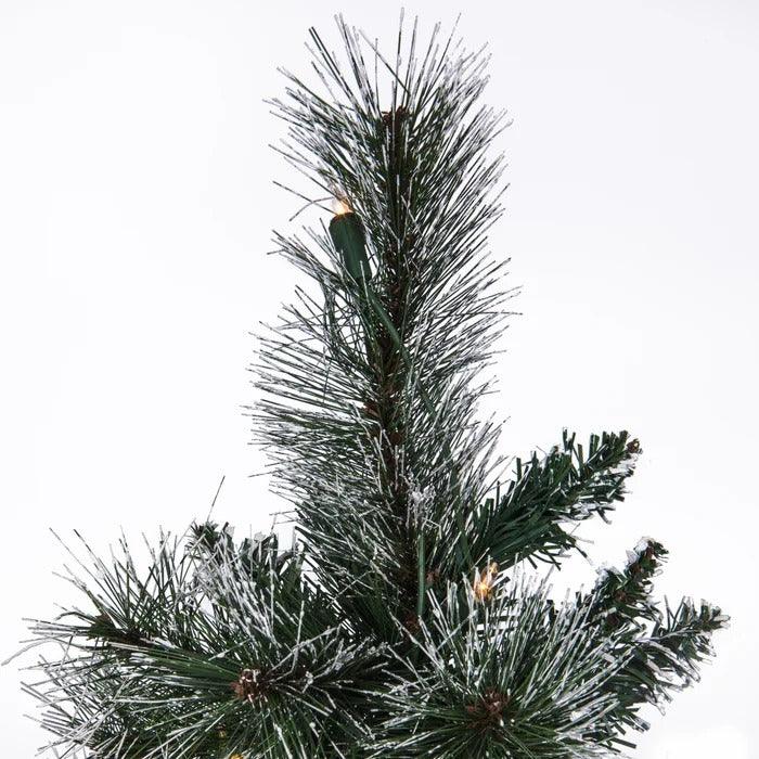 Snow Tipped Pine 36'' Lighted Artificial Pine Christmas Tree