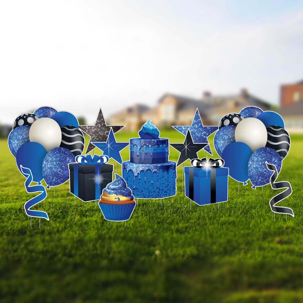 Birthday Flair Yard Decoration Accessories