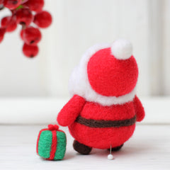Santa Claus Needle Felting Kit by Wizardi F07N8-W11