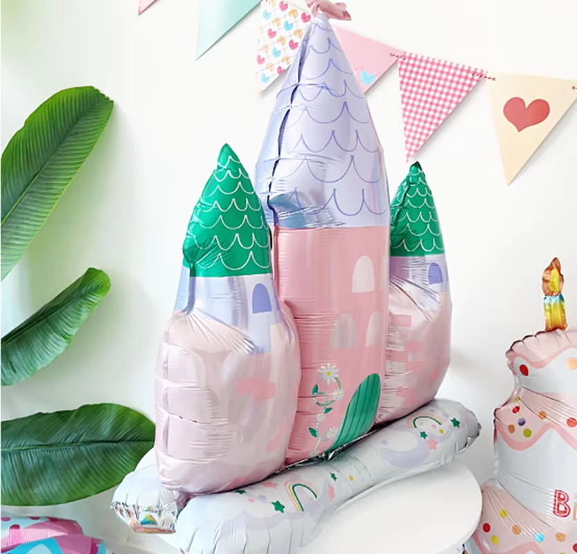 Fairy Castle Standing Foil Balloon Decoration