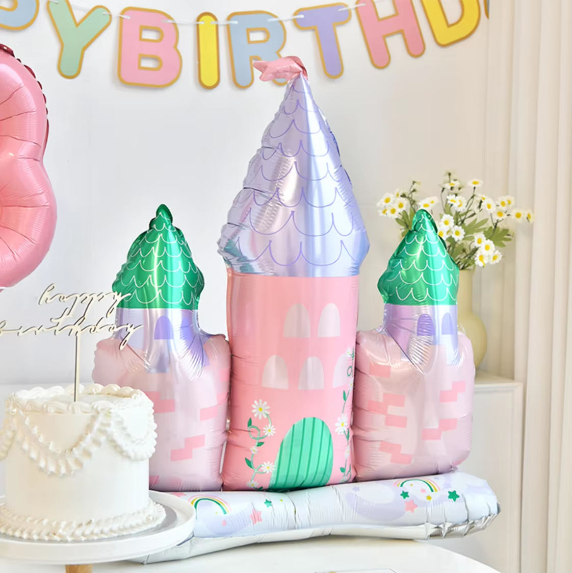 Fairy Castle Standing Foil Balloon Decoration