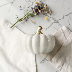 White Luxe Pumpkin
