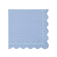 Rainbow Ric Rac Assorted Lunch Napkins (20 ct, 5 colors)