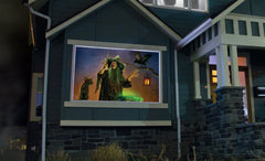 HoliScapes® USB Projector Kit - Witching Hour + Projector + 48" x 72" Projection Screen