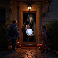 AtmosFX Halloween Digital Decoration USB - Witching Hour + 48" x 72" Projection Screen