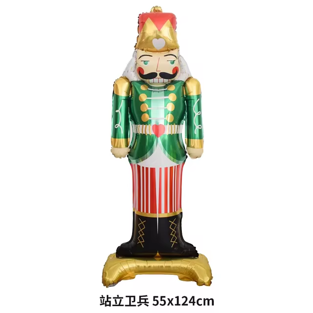 Christmas Nutcracker Standing Foil Balloon Decoration