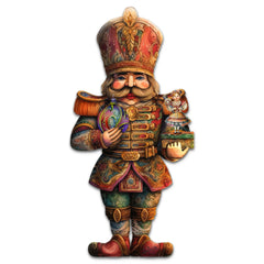 Charming Clara and Nutcracker Prince Holiday Door Decor by G. Debrekht - Christmas Decor - 8611059H