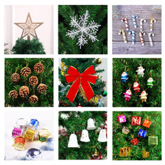 6ft Artificial Christmas Tree with LED Lights - 34.65" Wide