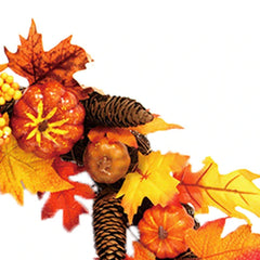 Autumn Maple Leaf Door Wreath