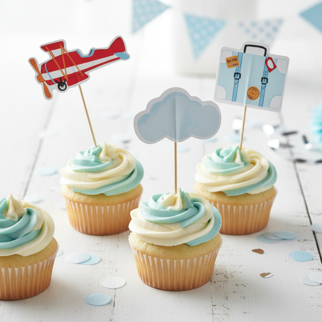 Airplane Toppers (Set of 12)